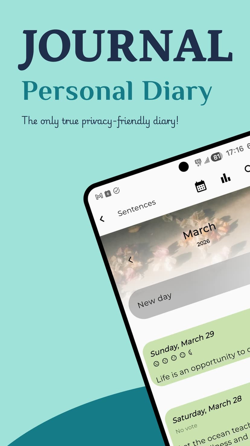 JOURNAL app screenshot 1