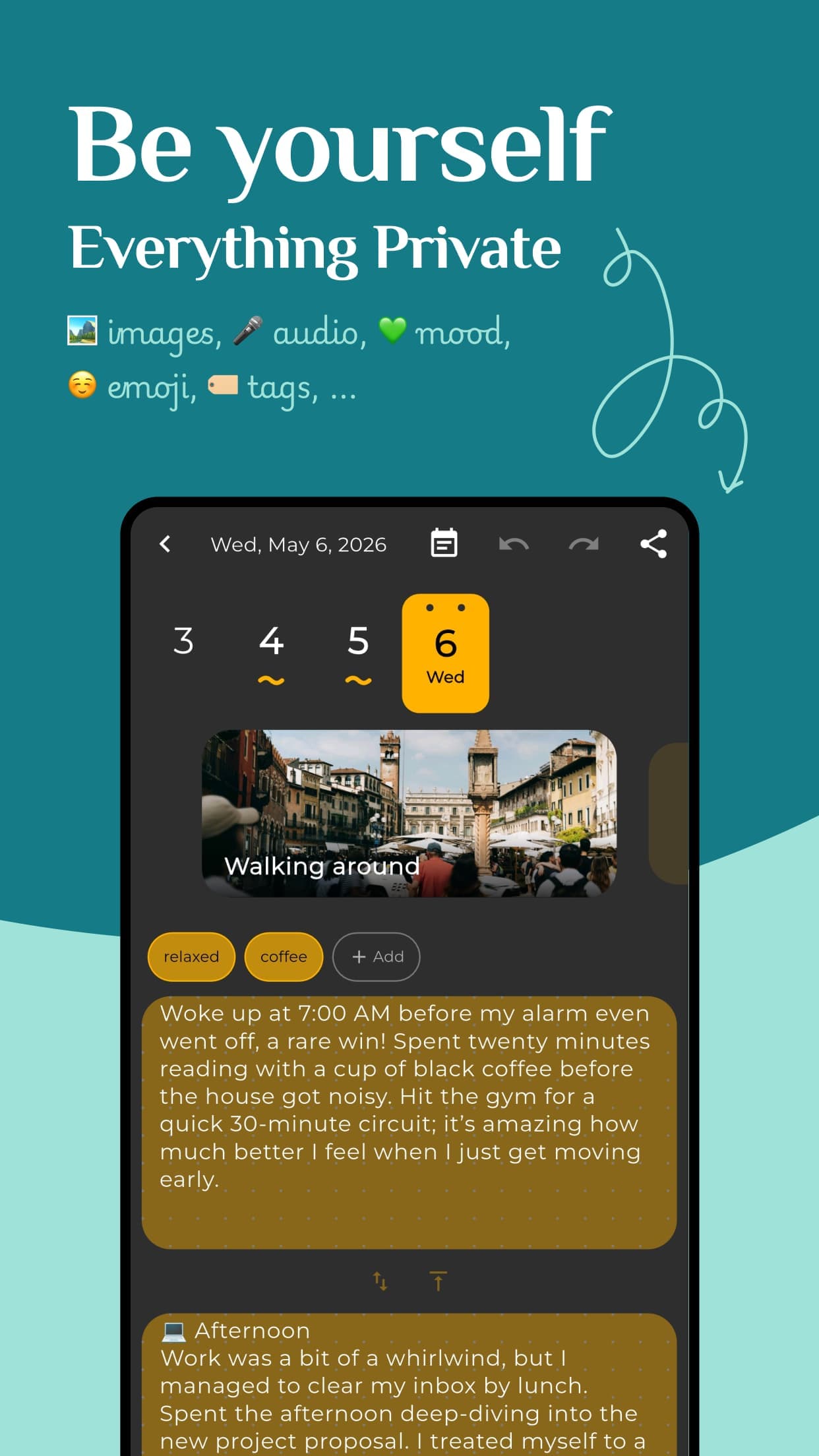 JOURNAL app screenshot 3
