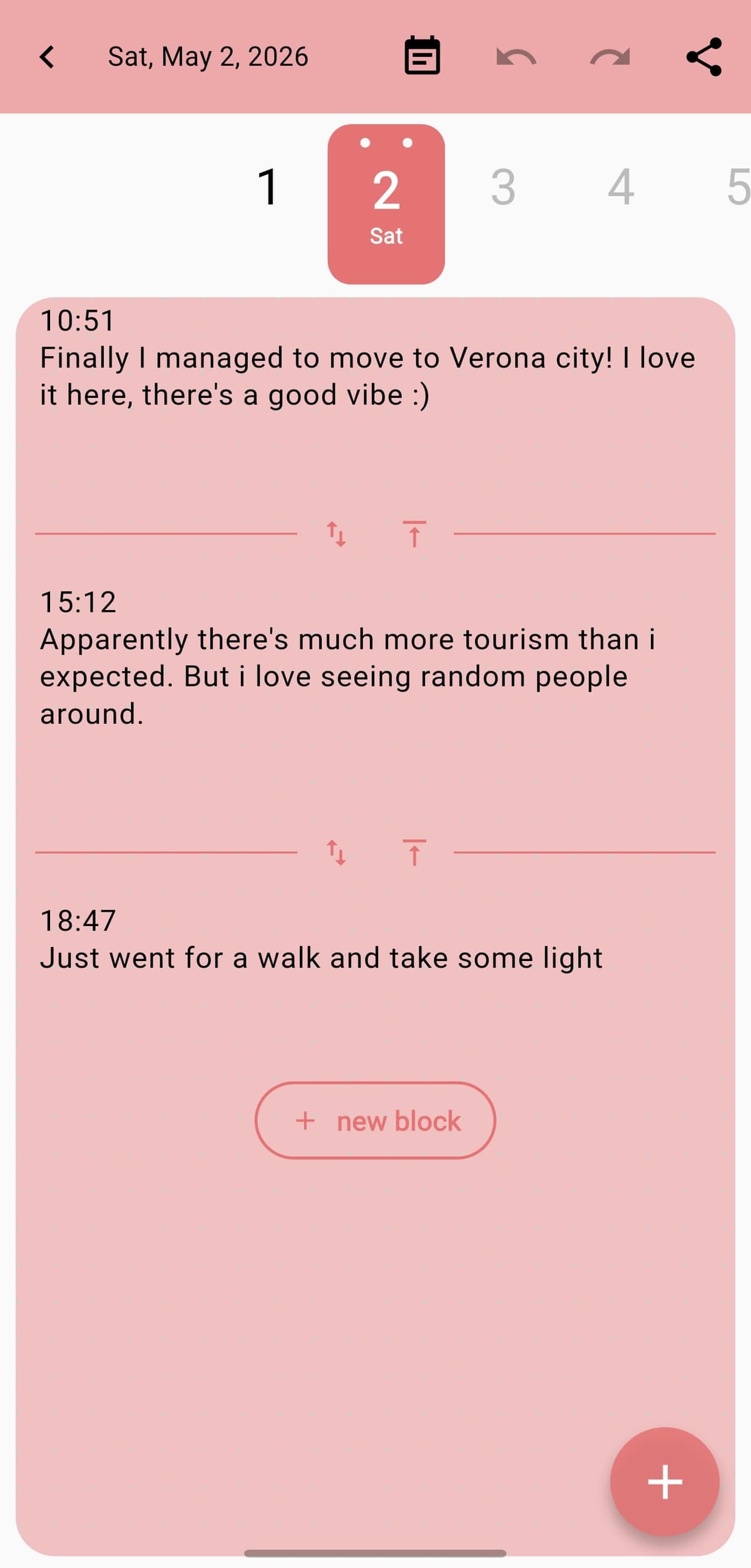Day Blocks