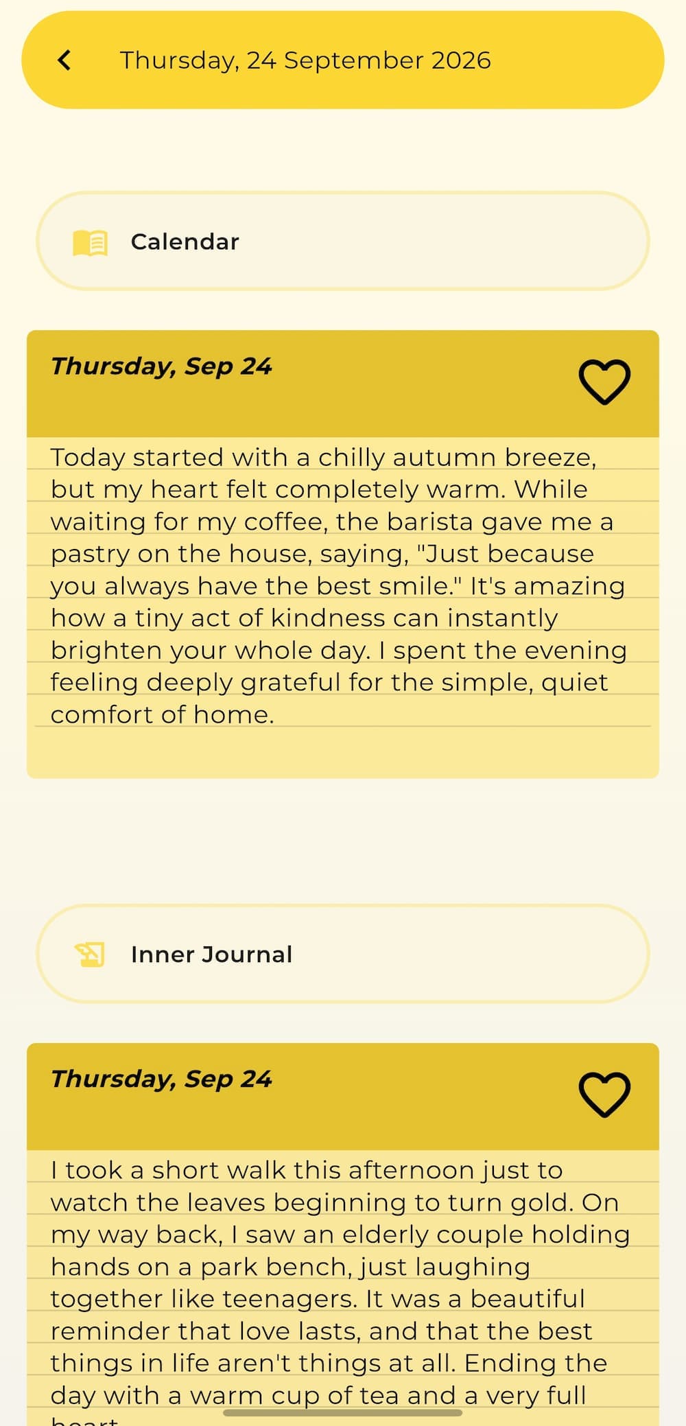 One calendar, every diary
